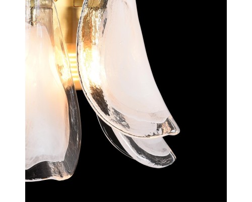 8385/1W NEOCLASSI LN золото/белый, металл/стекло Бра E14 40W 220V PLUME