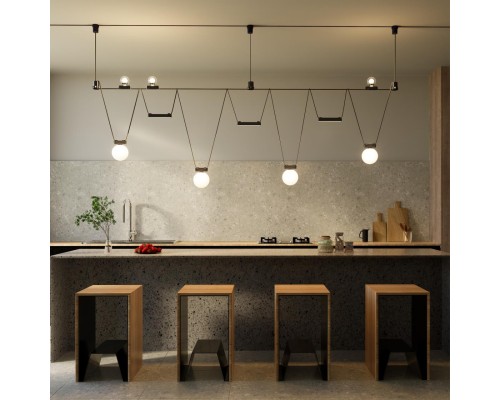 135258 SHINO NT24 088 черный Низковольтный текстильный шинопровод, длина 15м IP20 24V EASY