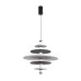 8295/14AL LEDIO черный/светло-серый/темно-серый, металл/фетр/акрил Подвес LED 14W 3000K 220V FELTA