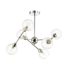 4438/6C MODERNI LN20 000 хром, стекло Люстра на штанге E14 6*40W 220V EVERLY