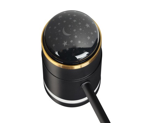 8234/6C COMFI LN25 000 черный, металл/акрил Люстра потолочная LED GX53 6*10W + LED-проектор 3*5W 2700К 220V VIRSAVA