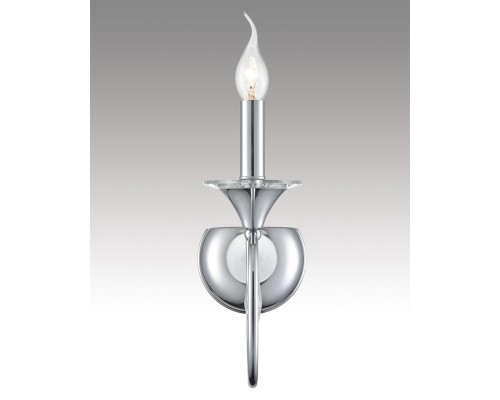 8032/1W CLASSI LN26 металл/хрусталь, хром/прозрачный Бра E14 1*40W 220V LAOKA