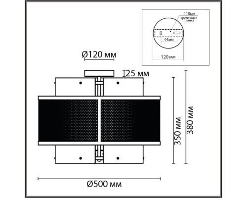 8007/6C MODERNI LN24 черный/черный, золотой металл/металл, стекло Люстра потолочная Е14 6*40W 220V Zarina