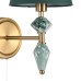 8275/1W CLASSI латунь/зеленый, металл/керамика/ткань Бра Е14 1*40W 220V VERMONT