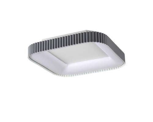 7769/56L AVRA LED SN 039 Светильник металл/белый/серый LED 56Вт+14Вт 3000-6000K 500х500 IP43 пульт ДУ+подсветка SHARMEL