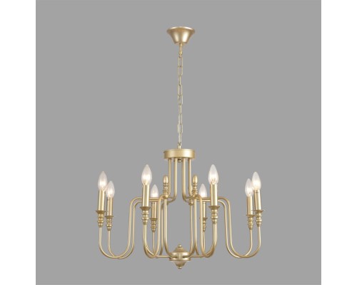 8318/8 CLASSI LN26 шампань/металл Люстра E14 8*40W 220V SUANA