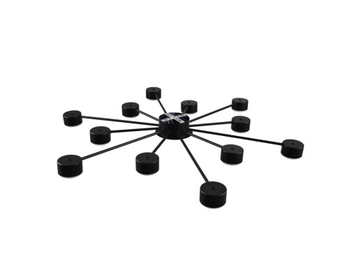 8344/12C COMFI черный, металл Люстра GX53 LED 12*7W 220V TORINA