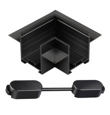 135274 SHINO NT24 093 черный Соединитель угловой 