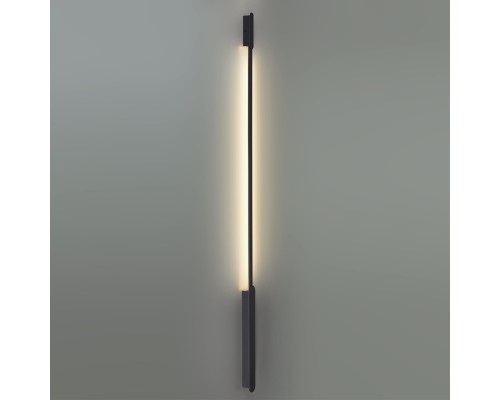 7155/100 HIGHTECH ODL26 Прямой элемент для инсталяции  черный/cиликон/металл IP20 LED 14W 491Лм 3000K 120° 24V FINO