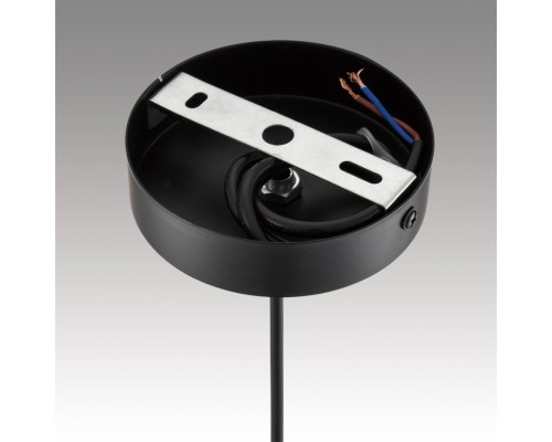 8232/1 COMFI LN25 черный/прозрачный, металл/стекло Подвес LED GX70 1*10W 220V NATALINA