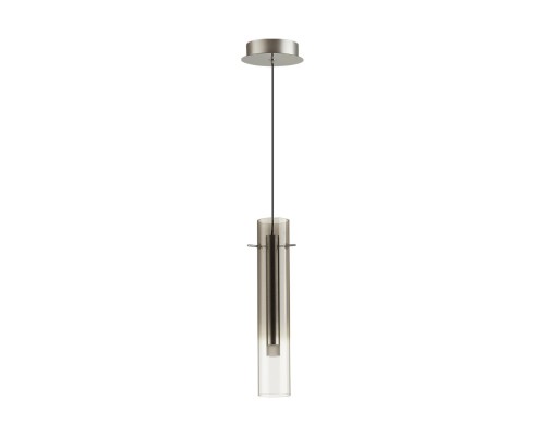 5062/5LA PENDANT ODL24 317 серебристый/дымчатый/металл/стекло Подвес LED 5W 3000K SHINY