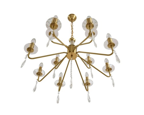 8319/12 CLASSI шампань/прозрачный, металл/хрусталь Люстра E14 12*40W 220V SEVERINA