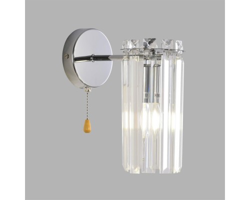 8348/1W CLASSI хром/прозрачный, металл/хрусталь Бра E14 1*40W 220V FAVLA