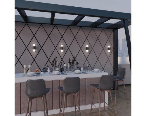 370992 STREET NT25 000 черный Светильник ландшафтный IP54 E27 max 2*25W 100-240V COSTAS