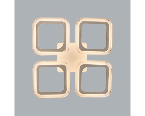 8026/42CL LEDIO LN24 белый/белый, металл/акрил Потолочный светильник с ПДУ LED 42W 3000-6000К 220V KVADRO