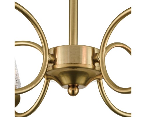 8154/8C COMFI LN25 медный/прозрачный, металл/стекло Потолочный светильник Е14 8*40W 220V IMANA