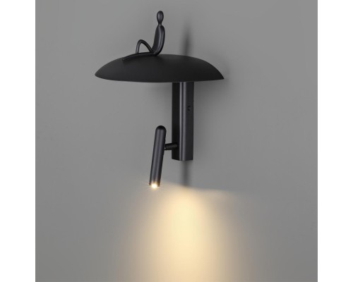 7024/7WL HIGHTECH ODL25 677 Настенный светильник металл/металл/полирезин IP20 поворотн спот LED 7W 145° 3000K 220V SHADOW