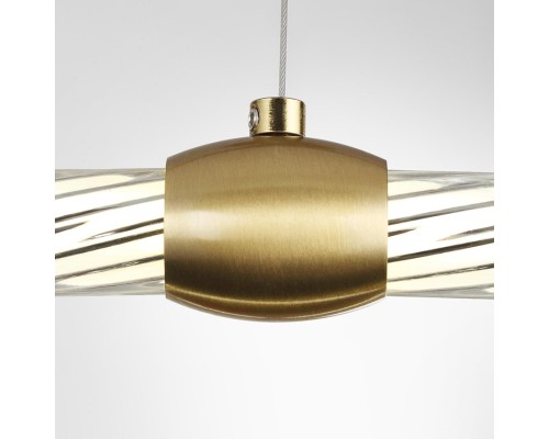 8010/50L LEDIO LN25 золото/прозрачный металл/акрилл Подвесной светильник LED 50W 220V 4000K TWINKLE