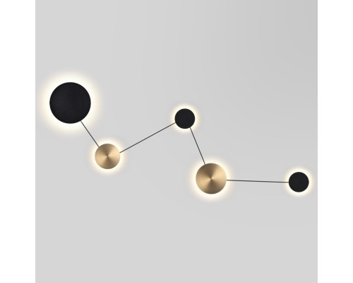 7115/30WL HIGHTECH ODL26 Настенный светильник  черный/бронза/металл IP20 LED 30W 1350Лм 3000K 220-240V GALAXY (ВМЕСТО 4211/38WL)