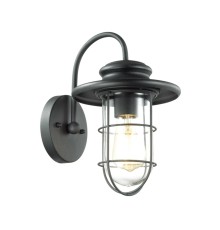 Уличный настенный светильник Odeon Light 4171/1W Helm черный/прозрачный E27 1*60 Вт