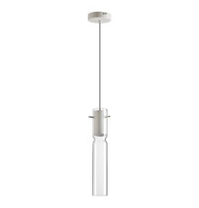 5058/5LB PENDANT ODL24 323 белый/прозрачный/металл/стекло Подвес LED 5W 3000K SCROW