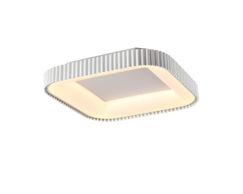 7767/56L AVRA LED SN 039 Светильник металл/белый LED 56Вт+14Вт 3000-6000K 500х500 IP43 пульт ДУ+подсветка SHARMEL