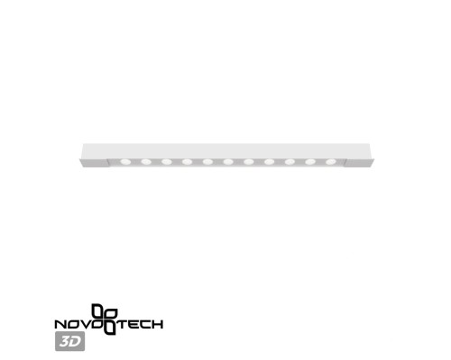 359432 SHINO NT24 126 белый Трековый светильник для низковольт. шинопровода арт. 135179-135180 IP20 LED 12W 48V 4000K 580Лм FLUM