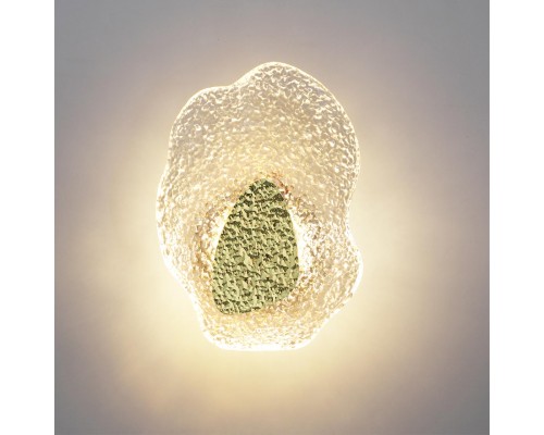 5460/12WLA L-VISION ODL_EX26 золотой/прозрачный/металл/стекло Настенный светильник LED x 12W 3000K CORALLA