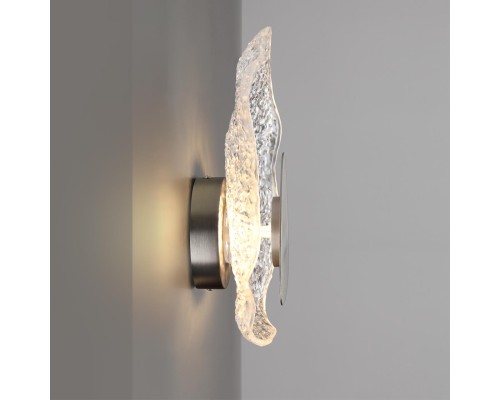 5460/12WL L-VISION ODL_EX26 никель/прозрачный/никель/металл/стекло Настенный светильник LED x 12W 3000K CORALLA