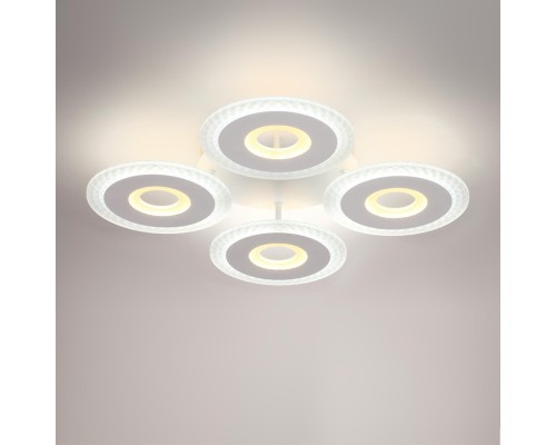 8016/70CL LEDIO LN25 белый/прозрачный металл/акрилл Потолочный светильник LED 70W 220V 3000-6000K VANDY