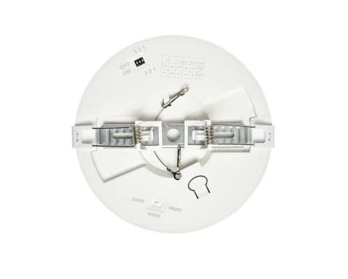 7754/12L MITRA LED SN Светильник пластик/белый LED 12Вт 3000-6500К D170 IP20 CCT/датчик движения NEBULA