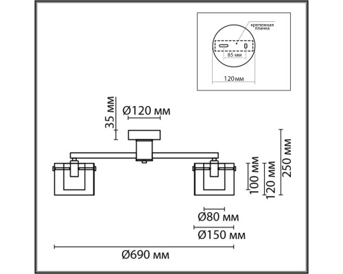 6587/5C MODERNI LN24 золото/прозрачный, металл/стекло Люстра потолочная E14 5*40W 220V VERDI