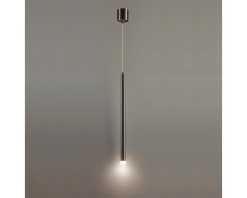 4375/3LA HIGHTECH ODL26 Подвесной светильник  никель/хрусталь. стекло/металл IP20 LED 3W 400Лм 3000K 220-240V FIANO