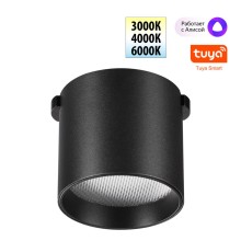 359473 SHINO NT24 104 черный Трековый смарт-светильник для низковольтного шинопровода с двумя режимами работы IP20 LED 6W 24V 3000-6000K EASY