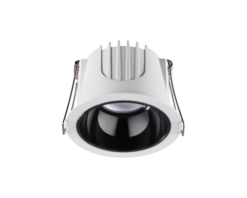 358691 SPOT NT21 207 белый/черный Светильник встраиваемый светодиодный IP20 LED 4000К 10W 100-265V KNOF