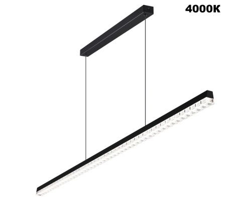 359712 LEDO NT25 000 черный Светильник подвесной диммир. со сменой цв.темпер. (пульт ДУ/прилож. Smart Life) IP20 LED 30W 220-240V 1800-4000К MONILE