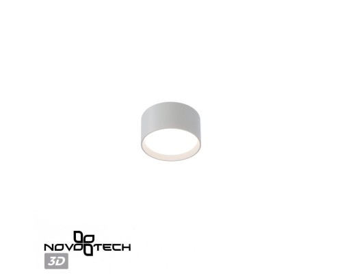 359596 OVER NT25 000 белый Светильник накладной светодиодный с переключ. цв. температуры IP20 LED 18W 220-240V 3000К\4000К\6000К ORBIS