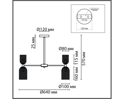 6586/10 MODERNI LN24 золото/прозрачный, металл/стекло Люстра подвесная E14 10*40W 220V KASSIA