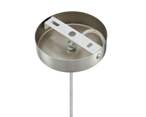 8283/1A CLASSI никель/белый, металл/керамика/текстиль Подвес Е14 1*40W 220V KENTUKI