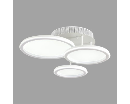 8380/60CL LEDIO LN белый,металл/акрил Умная люстра потолочная с ПДУ и голосовым управлением LED 60W 3000-6500К 220V ALIS SMART