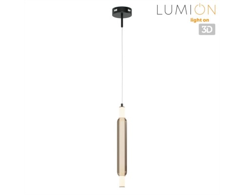 6556/15WCL LEDIO LN26 черный/дымчатый, металл/акрил/стекло Бра/подвес LED 15W 4000К 220V TRENDY