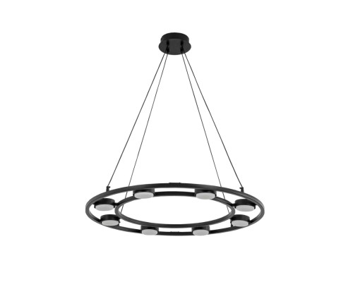 8340/8 MODERNI черный, металл Люстра подвесная LED GX53 8*7W 220V TORINA