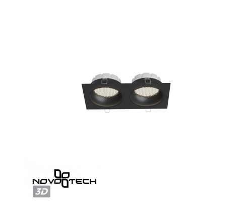 371008 WIR NT25 000 черный Светильник встраиваемый IP20 GX53 12W 220-240V GEMINI