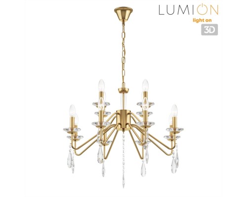 8319/12 CLASSI шампань/прозрачный, металл/хрусталь Люстра E14 12*40W 220V SEVERINA