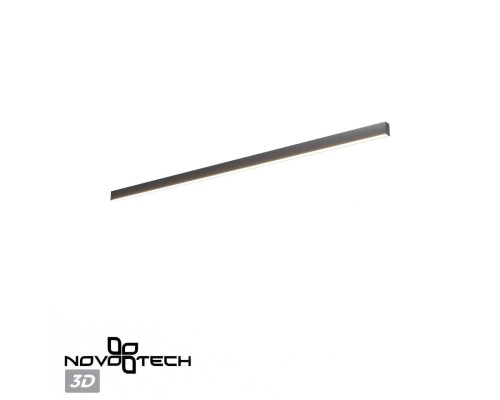 359607 OVER NT25 000 черный Светильник линейный светодиод. с переключ. цв. температуры IP20 LED 60W 220-240V 3000К\4000К\6000К FATTO