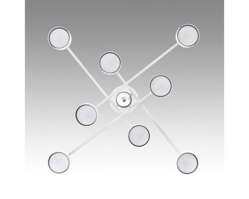 8241/8C COMFI LN25 белый/хром, металл Люстра потолочная LED GX53 8*7W 220V KARINA