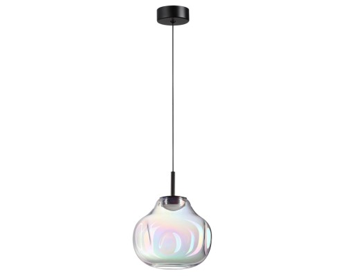 5097/4LB PENDANT ODL25 421 черный/бензиновый/металл/стекло Подвес LED 4W 4000K 388Лм VASO