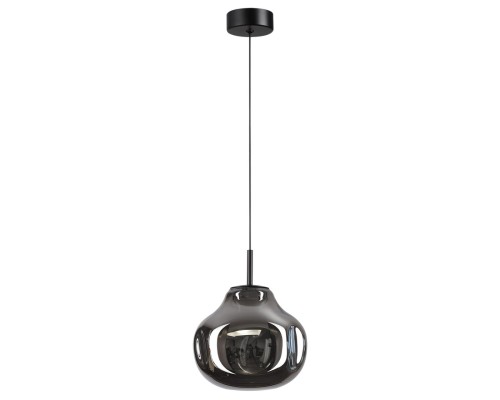 5097/4LC PENDANT ODL25 421 черный/дымчатый/металл/стекло Подвес LED 4W 4000K 388Лм VASO