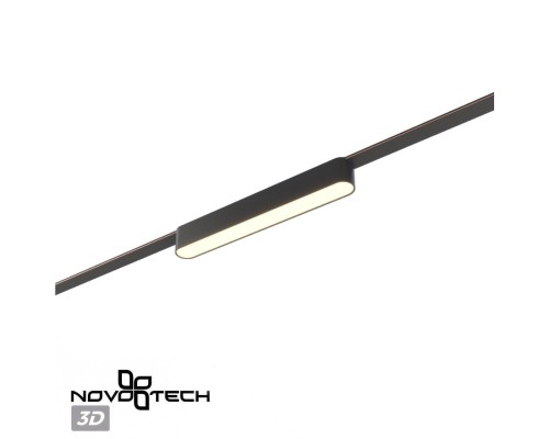 359462 SHINO NT24 099 черный Трековый смарт-светильник для низковольтного шинопровода с двумя режимами работы IP20 LED 12W 24V 3000-6000K EASY