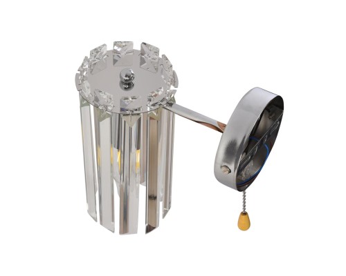 8348/1W CLASSI хром/прозрачный, металл/хрусталь Бра E14 1*40W 220V FAVLA